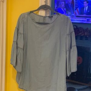 J jill top size large one wants beautiful light, Jean color, soft I must have